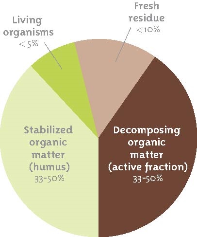 makeup of soil organic matter